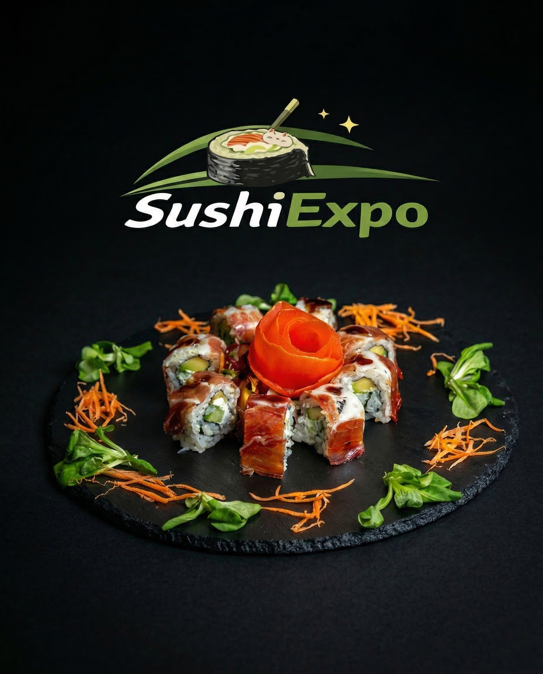 Sushi de jamón